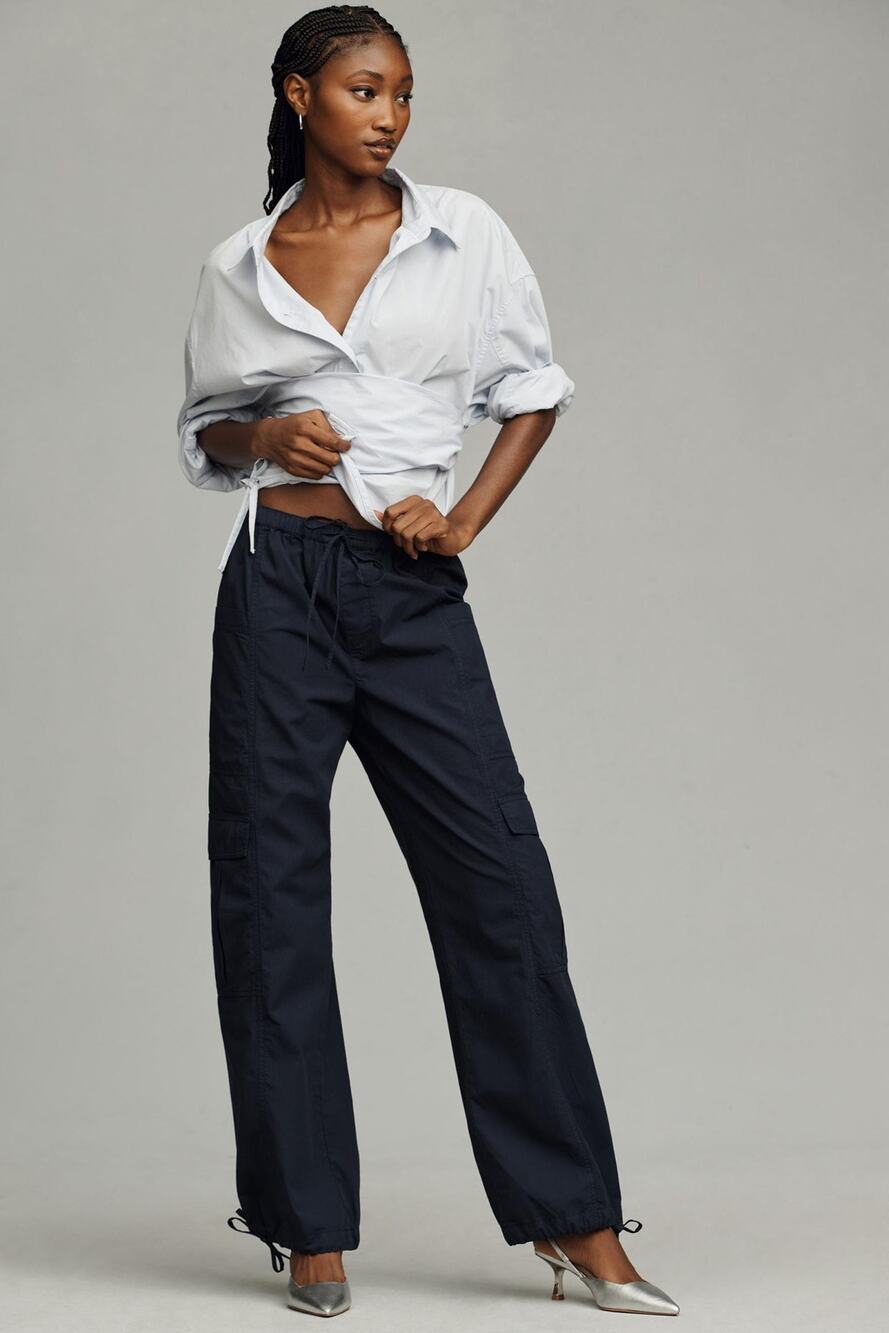 NWT Sanctuary Blue Cotton Cargo Pants - Size Small